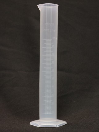 Цилиндр мерный, пластиковый (100 мл.)